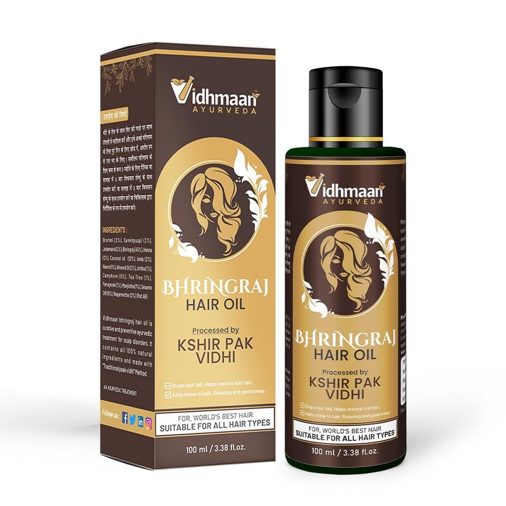 Vidhmaan Ayurveda Herbal Bhringraj Hair Oil