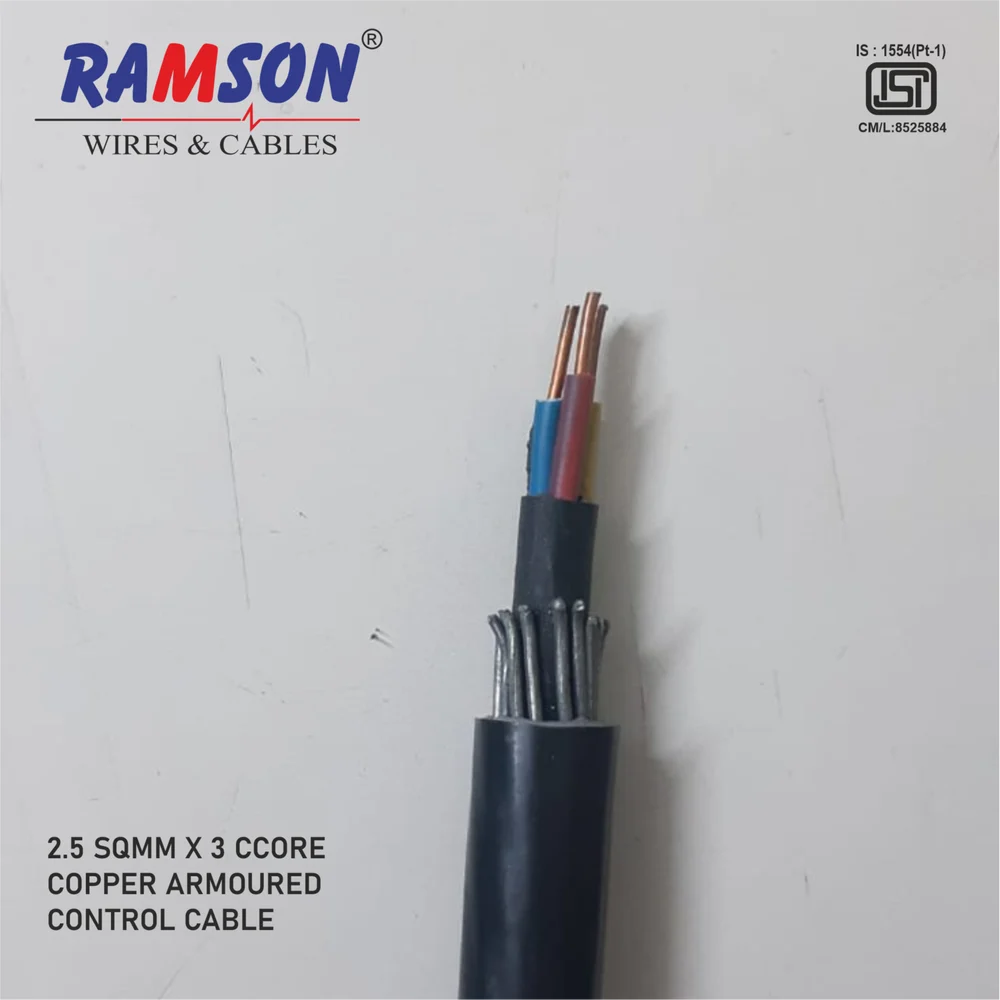2 5 Sqmm X 3 Core Copper Armoured Cable Control Cable