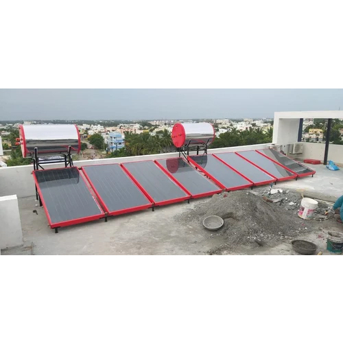 400 Lpd Fpc Model Solar Water Heater - Application  Commercial