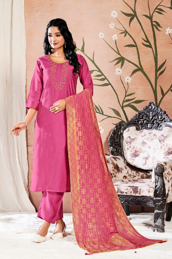 51KBD04-TEENA Ladies Kurta Pants Sets