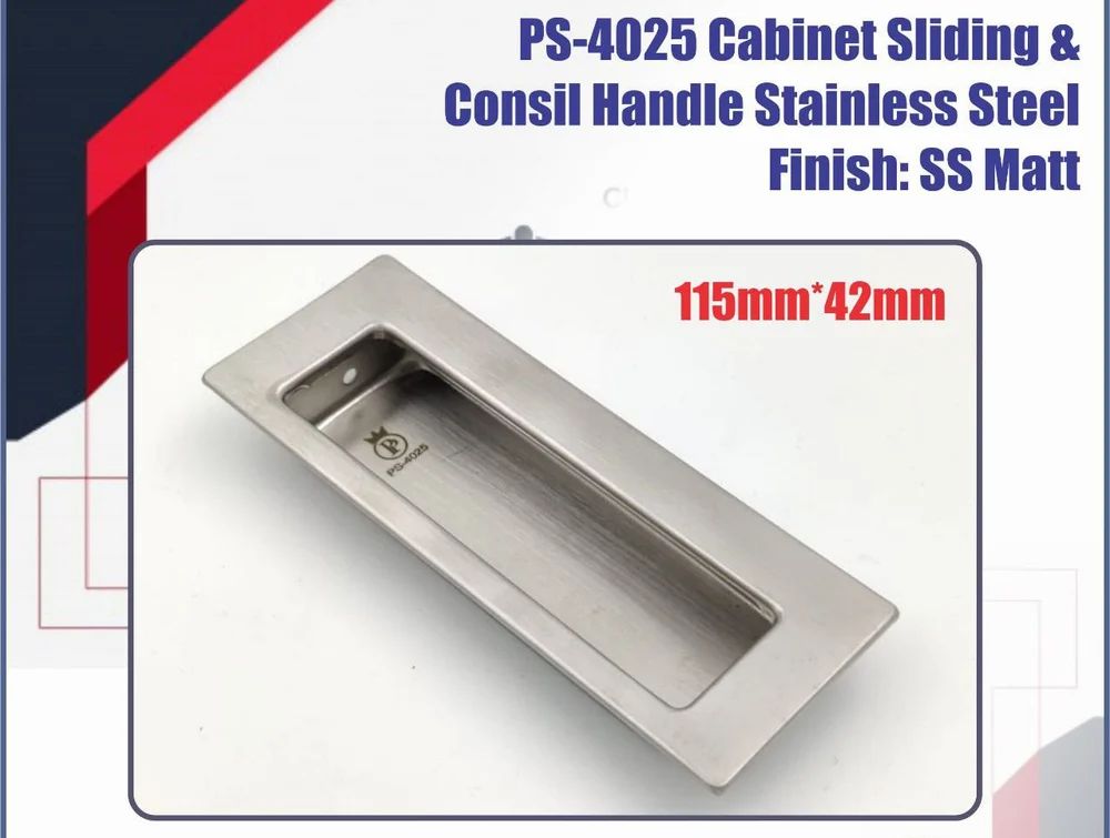 Cabinet Sliding And Consil Handle PS-4025