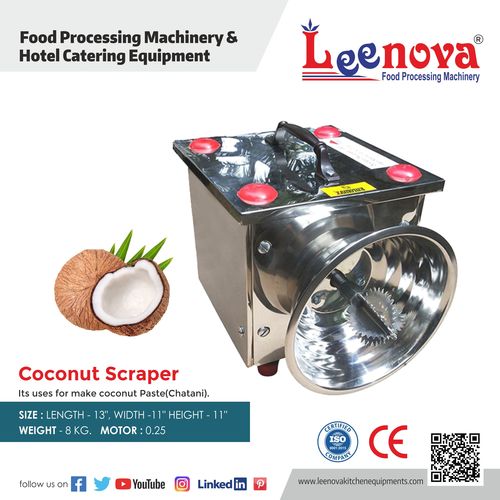 Coconut Scrapper Dimension  L w h   13 11 11 Inch  In 