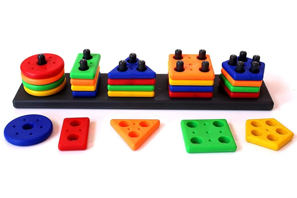Educational Preschool Toddler Toys Geometric Board Blocks