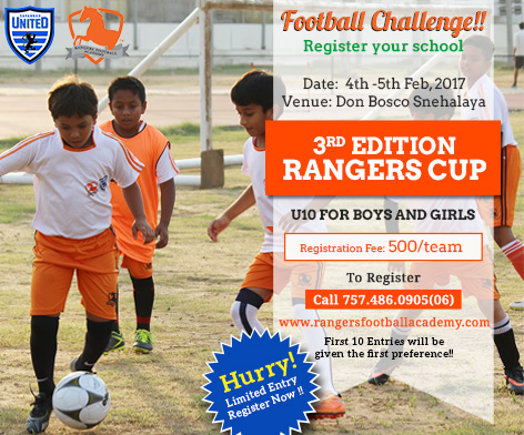 Inviting Schools to Participate in Rangers U-10 Cup