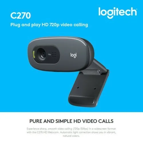 LOGITECH HD C-270 USB WEBCAM