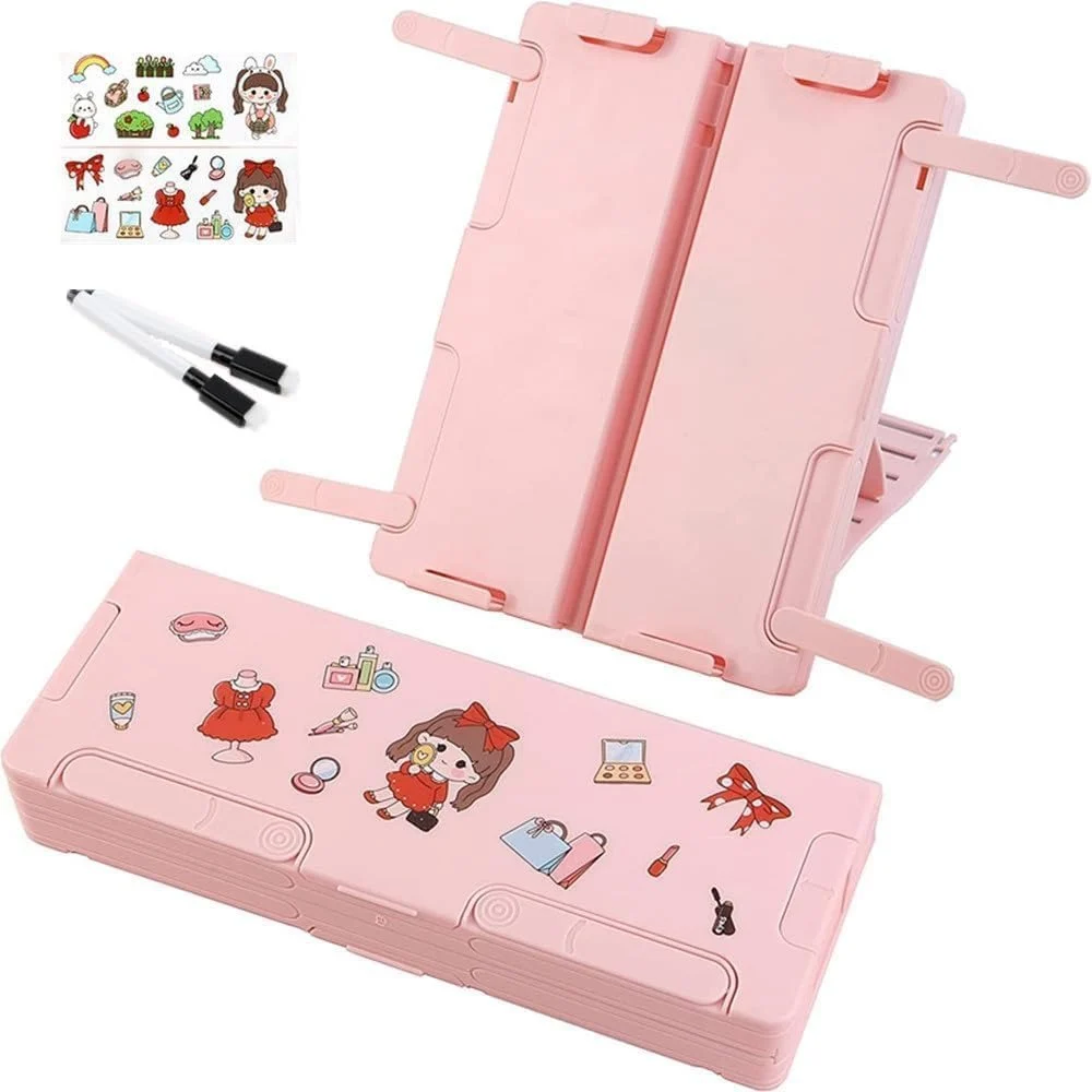 Latest Pencil Box for Girls Kids - Multi-Function Pencil Case