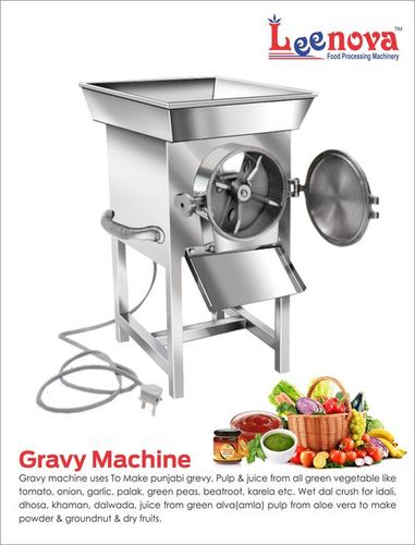 Leenova Gravy Machine Capacity  35-40 Kg hr