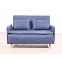 Makati Sofa Cum Bed In Blue Color By Urbanladder