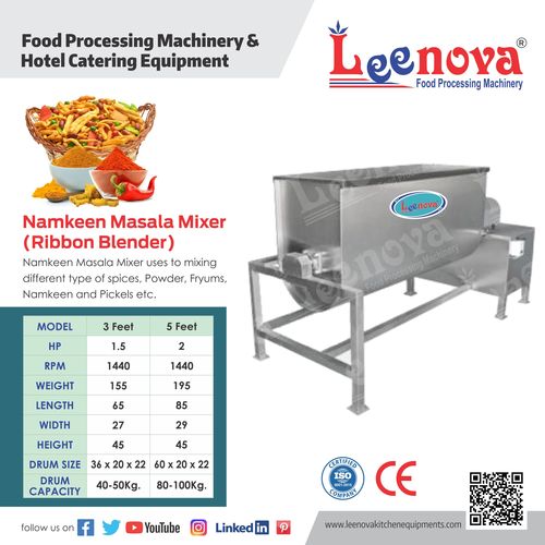 Namkeen Masala Mixer Height  45 Inch  In 