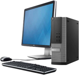 Refurbished DELL-  DUAL CORE  CPU  WITH 19  DELL MONITOR   Rs 17900 -