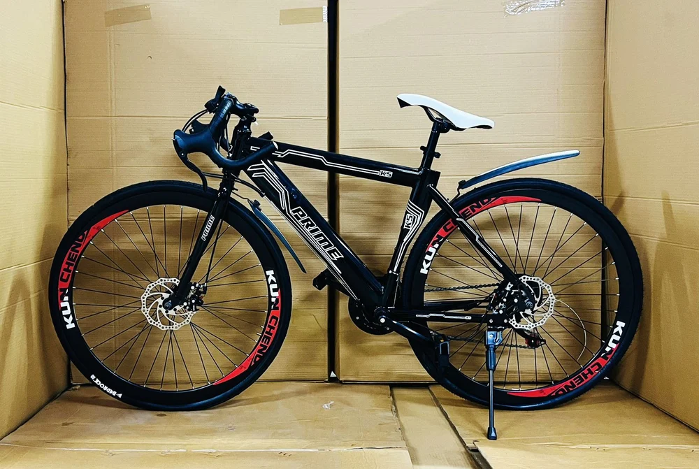 Road bikes black white colour 21 Gears