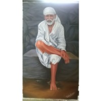 SAI BABA OIL PAINTING