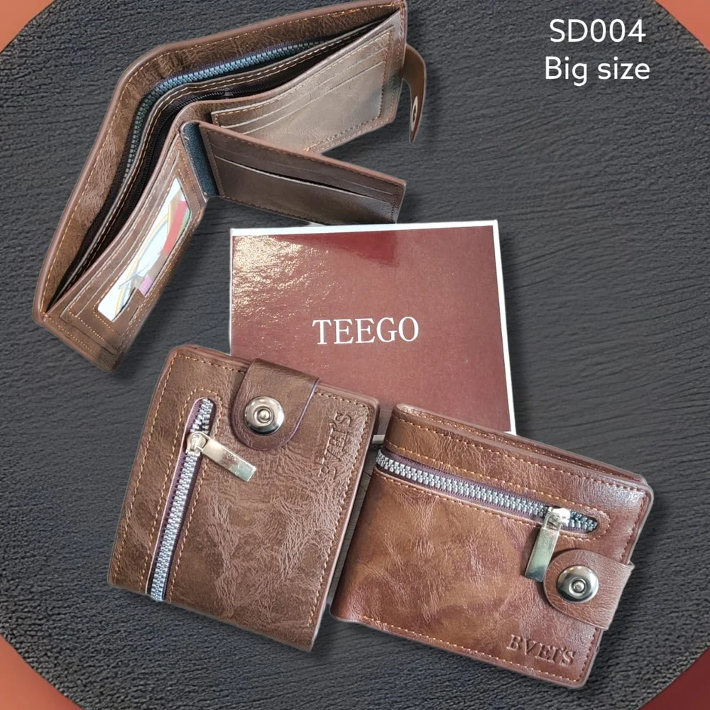 SD004 Big Size PU Men Wallet