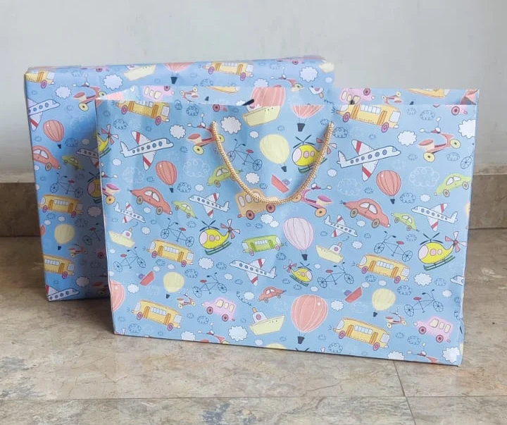 Travel Toy Theme Paper Bag