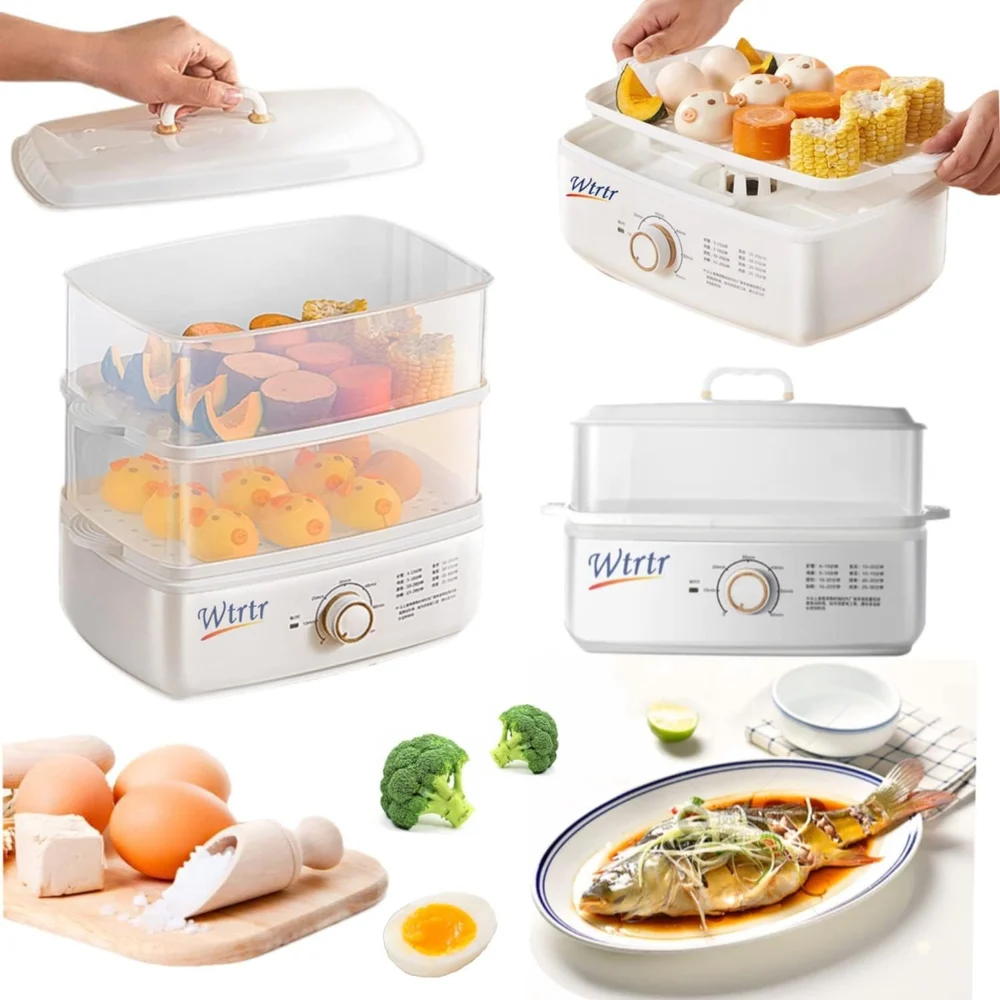 Versatile 1500W Electric Steamer