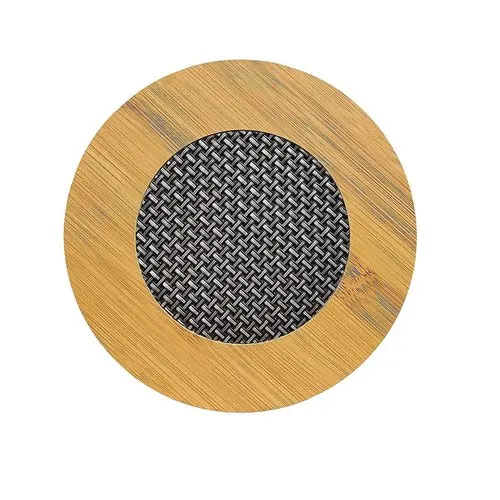 Wooden Round Tea Coaster