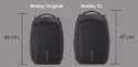  17 Inch Laptop Black Anti Theft Backpack